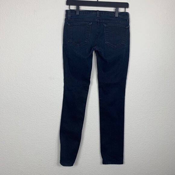 J Brand Pencil Leg Jeans Size 26 Dark Blue Wash 5-Pocket Stretch Denim - Picture 9 of 11